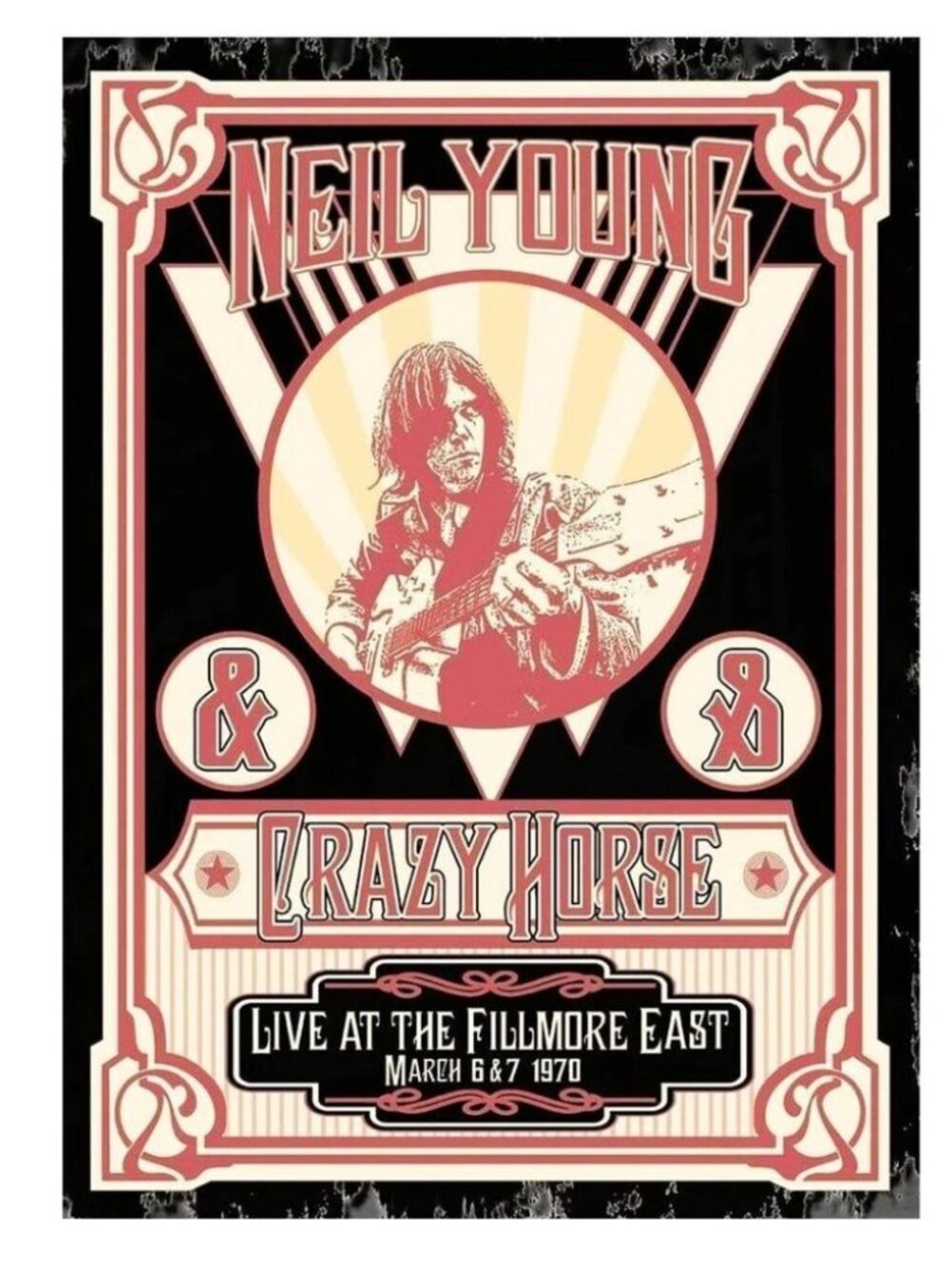 1970 NEIL YOUNG CONCERT POSTER WALL ART PRINT SAN FRANCISCO CALIFORNIA